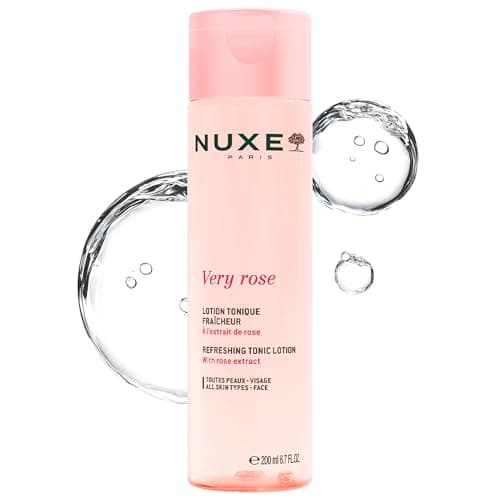 Image of Nuxe Very Rose Refreshing Toning Lotion 200ml - Gentle Face Toner for Sensitive Skin, with Rose Water