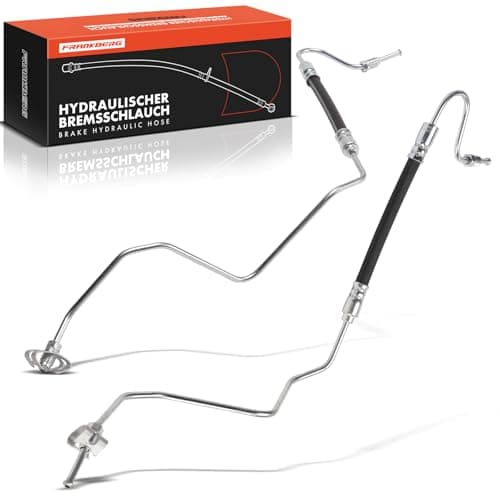 Image of Frankberg Brake Hose Brake Hoses Compatible with C3 Picasso 2009-2016 207 Brake Hydraulic Hose Rear Left and Right Replace# 488869