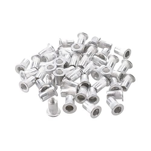 Image of M4 4mm Alu Nut Serts Riveting Nuts Rivet Threaded Inserts Blindnut Rivnut 50pc