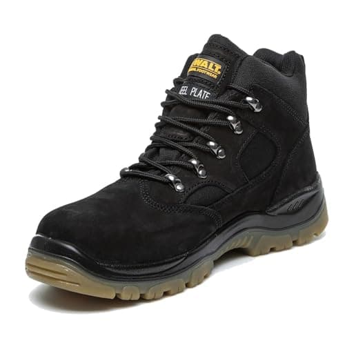 Image of DEWALT Challenger Black S3 Size 4 Waterproof Steel Toe Cap Midsole Work Safety Boots