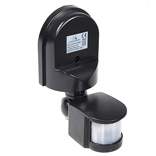 Image of Maclean Energy MCE25 Security Light PIR Motion Detector Auto Switch Security Sensor Long Range Wall Mounted