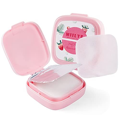 Image of 80PCS Nail Polish Remover Pads in Box, Easy to Carry | Instant Removal | Lint Free Nail Polish Wipes for Regular Air-Dried Water/Oil Based Nail Polish Soak Off (80 Count (Pack of 1))