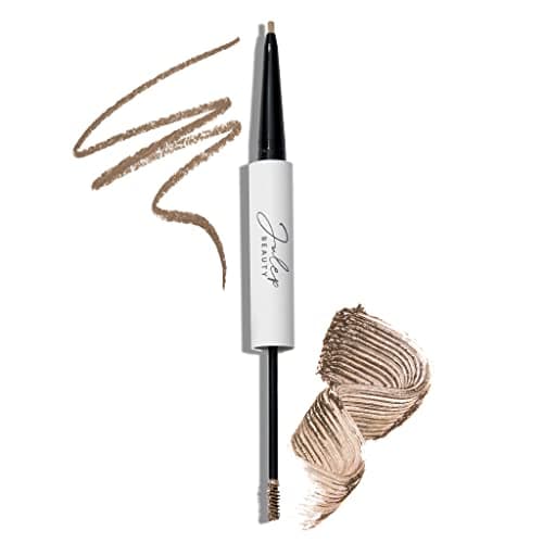 Image of Julep Brow 101 Waterproof Eyebrow Pencil & Tinted Gel (Blonde) 2-in-1 Micro Brow Pencil & Long-Lasting Brow Gel with Microfibres to Sculpt, Fill, Shape, and Define