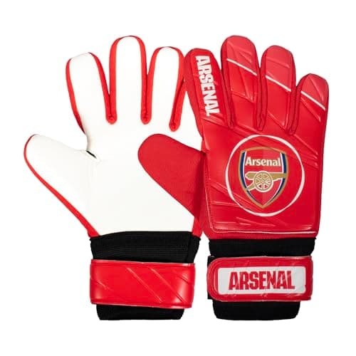 Image of Arsenal FC Official Football Gift Youths Goalkeeper Goalie Gloves