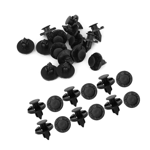 Image of Partuto 8mm Hole Rivet - Plastic Black - 25 Pcs