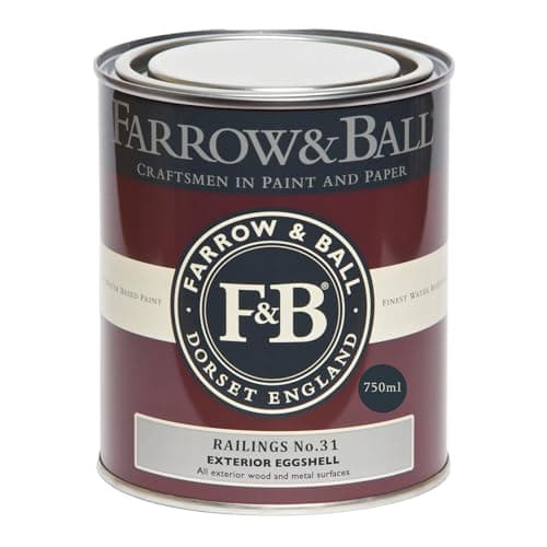 Image of Farrow & Ball Railings No. 31 Exterior Eggshell 750ml