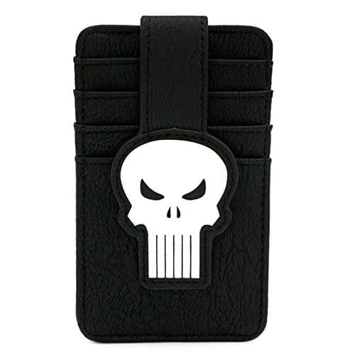 Image of The Punisher Loungefly - Skull Women Card Holder Standard, Faux Leather,