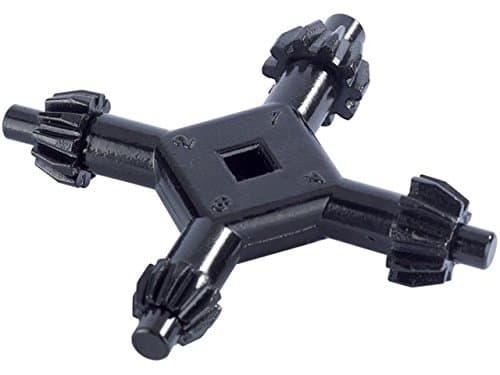 Image of Draper 43862 4 Way Chuck Key, Black