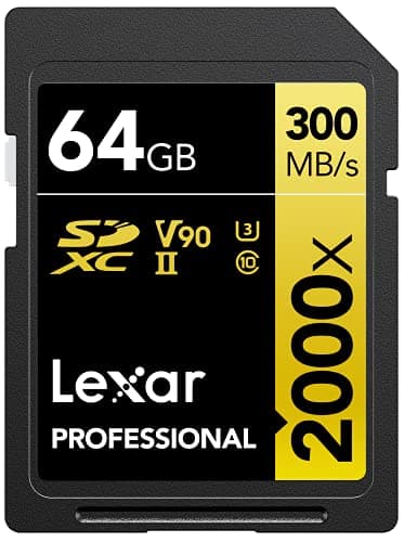 Image of Lexar Professional 2000X 64GB Sdhc Uhs-II Class 10, W128261505 (Uhs-II Class 10)