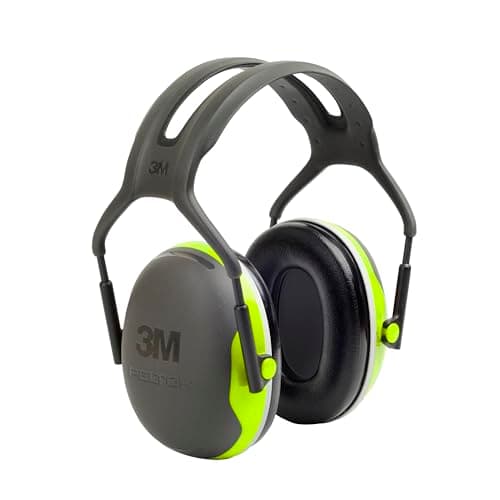 Image of 3M PELTOR Earmuffs, Hi-Viz, Headband, X4A
