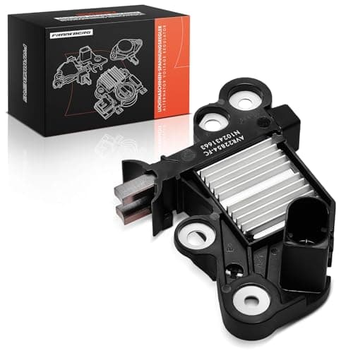 Image of Frankberg Alternator Voltage Regulator Car Generator 1-Pin with Self-Excitation Function Compatible with A1 A3 Ibiza Leon Fabia Beetle Golf P.a.s.s.a.t Replace# 0272220854
