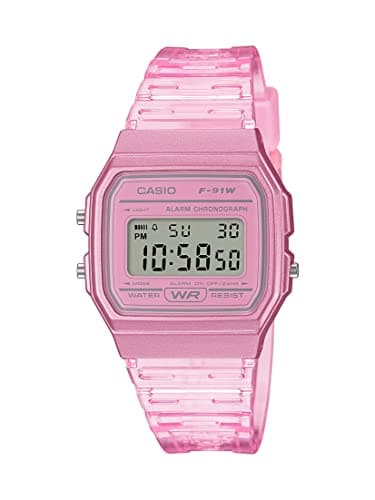 Image of Casio Men Digital Quartz Watch with Resin Strap F-91WS-4CF