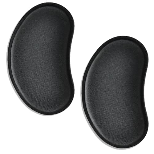 Image of 2 PCS Mouse Wrist Rest Ergonomic Memory Foam Mouse Wrist Rest Slow Rebound Support Cushion Hand and Arm Pain Relief Easy Typing for Gaming Computer Laptop Office (Black)