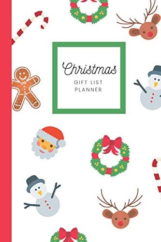Image of Christmas Gift List Planner: Lined, Notebook, Blank, List making, Organiser