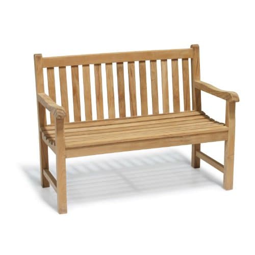 Image of Jati York Garden Bench A Grade Teak 1.2m (4ft) FULLY ASSEMBLED Outdoor Bench Brand, Quality & Value