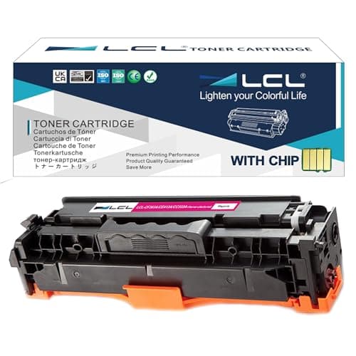 Image of LCL Remanufactured Toner Cartridge CE413A 312A CF383A (1 Magenta) Replacement for HP Color LaserJet Pro M476dn MFP M476dw MFP M476nw MFP