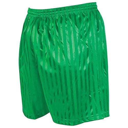 Image of Precision Striped Continental Football Shorts 26-28 inch Green