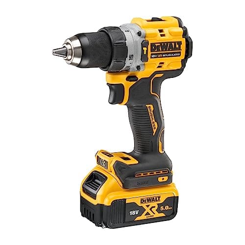 Image of Dewalt DCD805P2T 18V Cordless Hammer Drill (Brushless Motor, 2-Speed Full Metal Gearbox, with LED Work Light, Includes 2X 5.0Ah XR Batteries, Charger & TSTAK Box)