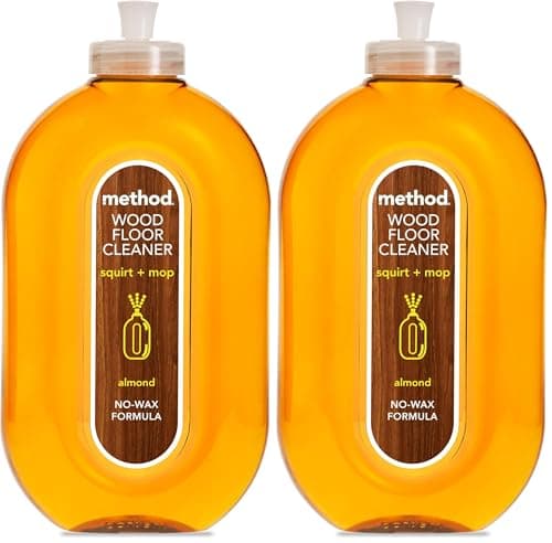 Image of Method Wooden Floor Cleaner, Almond, 739 ml (Pack of 2)