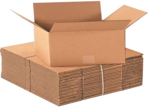 Image of 10 piece (9x6x4 Inch) Brown Cardboard Shipping Boxes Postal MAILING Gift Packet Royal Mail Parcel Carton