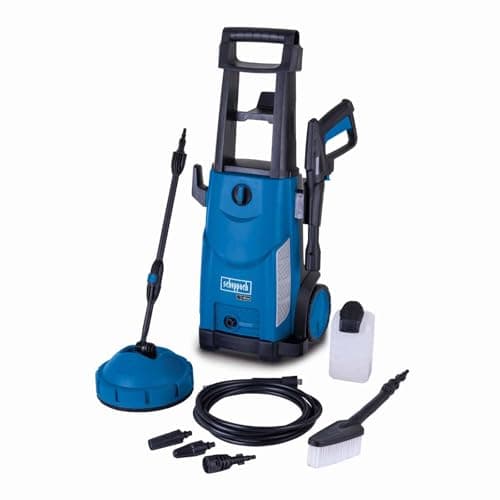 Image of Scheppach HCE2600 Electric Pressure Washer | 180 Bar | Powerful & Versatile Surface Cleaning | Quick-Connect System & Accessories + 5m Hose