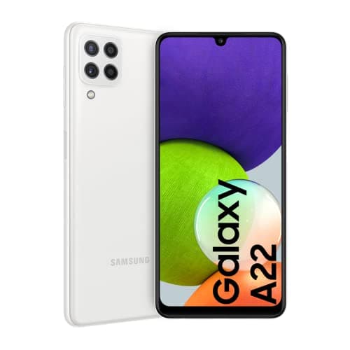 Image of Samsung Galaxy A22 16.3 cm (6.4") Dual SIM 4G USB Type-C 4 GB 64 GB 5000 mAh White