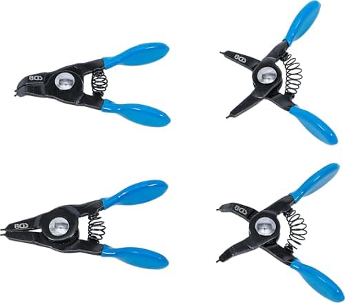 Image of BGS 444 | Circlip Pliers Set | for small Circlips | 80 mm | 4 pcs.