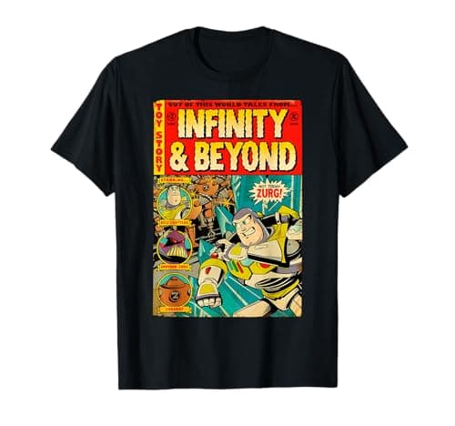 Image of Disney Pixar Toy Story Buzz Lightyear comic retro t-shirt T-Shirt
