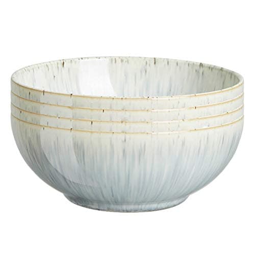Image of Denby Halo Speckle 4-Piece Cereal Bowl Set