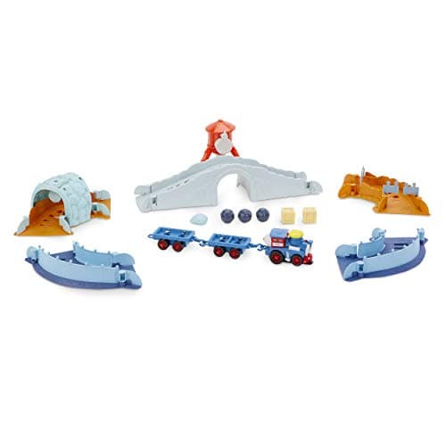 Image of Little Tikes Slammin' Racers Runaway Railroad - 15+ Feet Per Slam - With Exclusive Train - Make Your Own Stunt Track