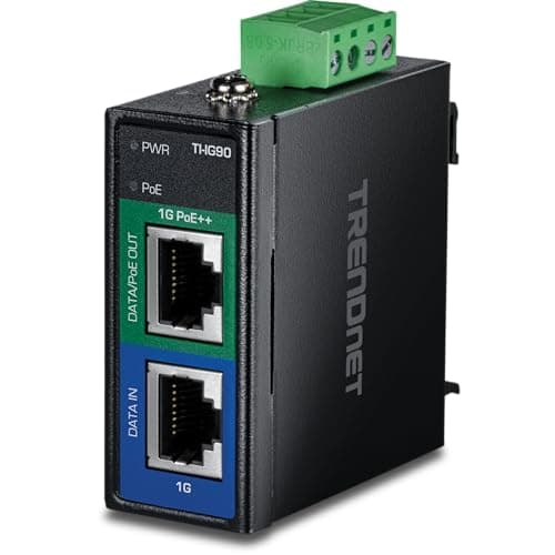 Image of TRENDnet TI-IG90 Hardened Industrial 90W Gigabit 4PPoE Injector