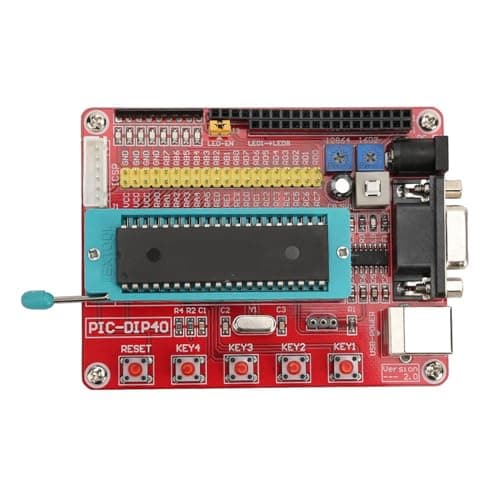 Image of Microchip Learning Board, 8051 Microcontroller Pic Development Board Pic16F877A Microcontroller Development Board With Rs232 Interface