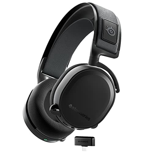 Image of SteelSeries Arctis 7+ Wireless Gaming Headset - Lossless 2.4 GHz - Sonar 7.1 Virtual Surround Sound - 30 Hour Battery Life - USB-C Quick Charging - For PC, PS5, PS4, Mac, Android and Switch - Black