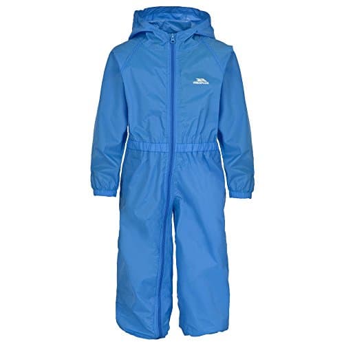 Image of Trespass Babies Button Waterproof Rain Suit (12/18 Months) (Cobalt)