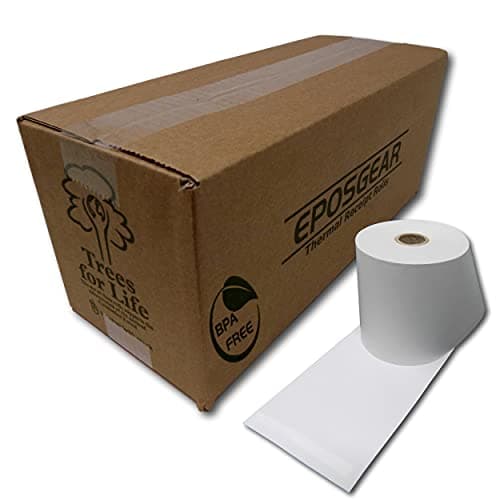 Image of EPOSGEAR 20 Rolls 57mm x 57mm 57x57 Thermal Paper Till Cash Register Machine Receipt Printer Rolls