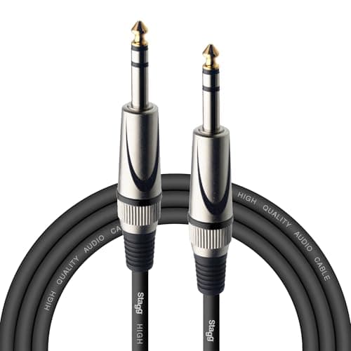Image of Stagg SAC3PS DL 3m/10 ft Deluxe Jack to Jack Instrument Cable
