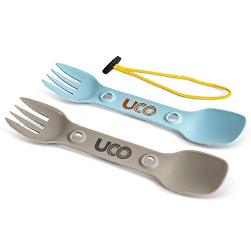 Image of UCO Utility Spork 2 Pack with Tether Stone/Sand
