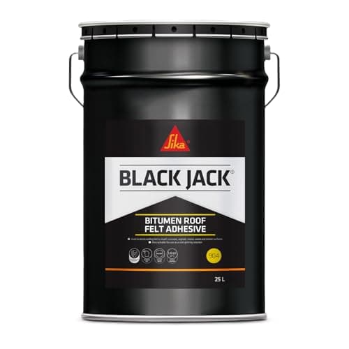 Image of Sika Black Jack 904 Roof Felt Adhesive – High Strength – Black – 25 Litre