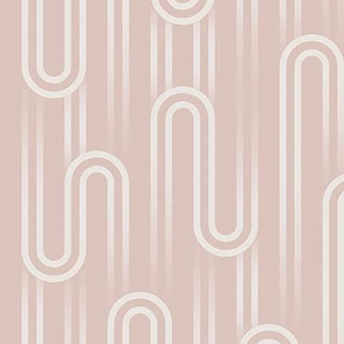 Image of Envy Ups n Downs - Peach Wallpaper