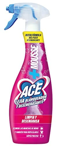 Image of Ace – Spray Mousse + Bleach Degreaser – Home and Clothes – 700 ml