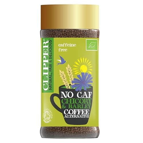 Image of Clipper Organic Instant Coffee Alternative 100g, Rich & Full-Bodied, Caffeine Free, Barley & Chicory, Smooth, Roasted Flavour, Just Like Coffee, Suitable for Vegetarians and Vegans