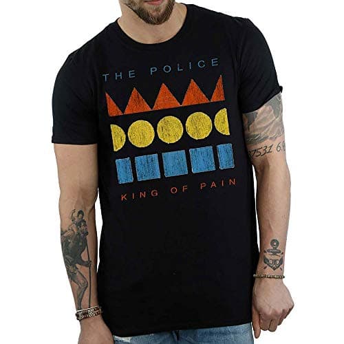 Image of The Police Kings of Pain Official Tee T-Shirt Mens Unisex (Medium) Black