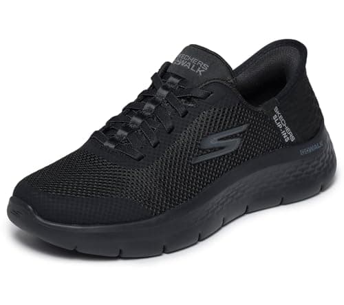 Image of Skechers Women's GO Walk Flex Grand Entry Sneaker, Black, 3 UK