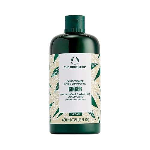 Image of The Body Shop Ginger Scalp Care Conditioner FOR DRY SCALP & WEAK HAIR,VEGAN (Ginger Conditioner 400ml)