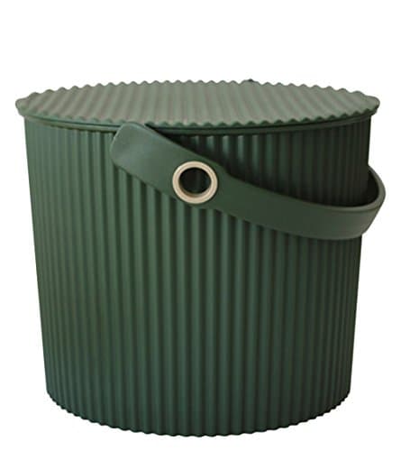 Image of Hachiman Omnioutil Storage Bucket & Lid Small Dark Green