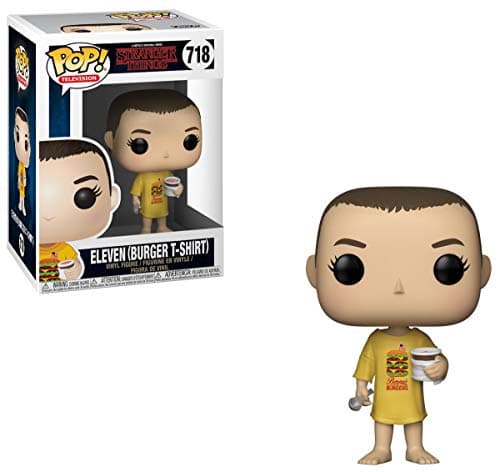 Image of Funko POP! Vinyl: Stranger Things: Eleven In Burger Tee - Collectable Vinyl Figure - Gift Idea - Official Merchandise - Toys for Kids & Adults - TV Fans - Model Figure for Collectors and Display
