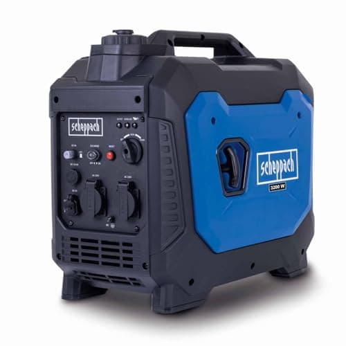 Image of Scheppach SG3500i Inverter Generator | 3000W Rated | 230V Clean Sine Wave | Low Noise | USB & 12V Outputs
