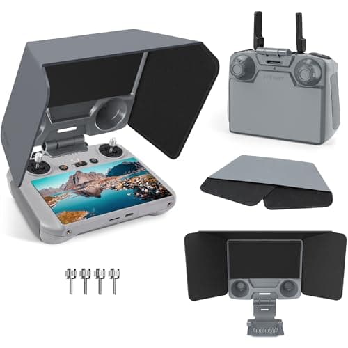 Image of FPVtosky RC 2 Controller Sun Hood Cover for DJI Lito X1/Mini 4/5 Pro, RC 2 Joysticks Protector for DJI Flip/Air 3S/Mavic 4/Avata 360 Accessories, 3-in-1 Drone Controller Screen Protection Accessories