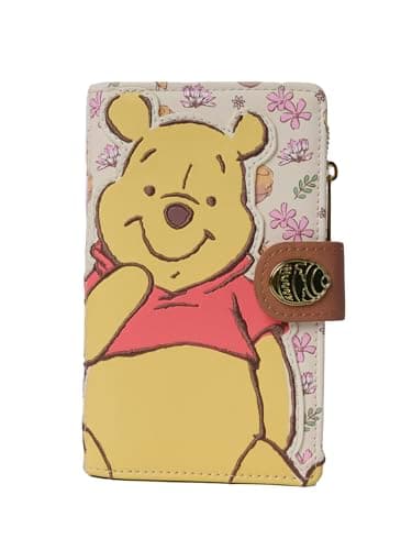 Image of Loungefly Disney Winnie The Pooh Wallet Snap Flap Clutch