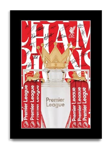Image of HWC Trading Liverpool 2024-2025 Premier League Champions Programme Printed Memorabilia Signed Autograph Poster for Football Fans and Supporters (ID-003405) - A4 Print Only